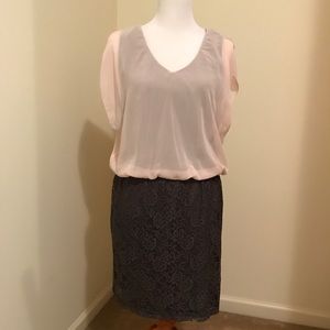 Acclaimed Pink and Gray Dress